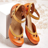Laisy - Orthopaedic Sandals with Low Heel