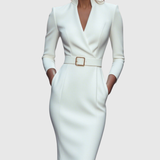Claribel - Refined Midi Dress