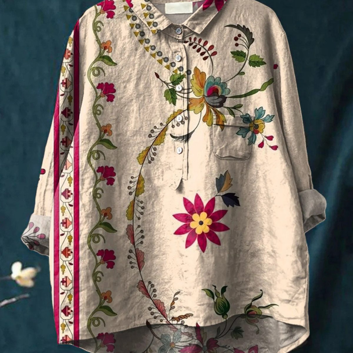 Isla | Modern Linen Shirt