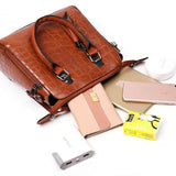 Evelyn - Everyday Elegance 4-Piece Leather Bag Set