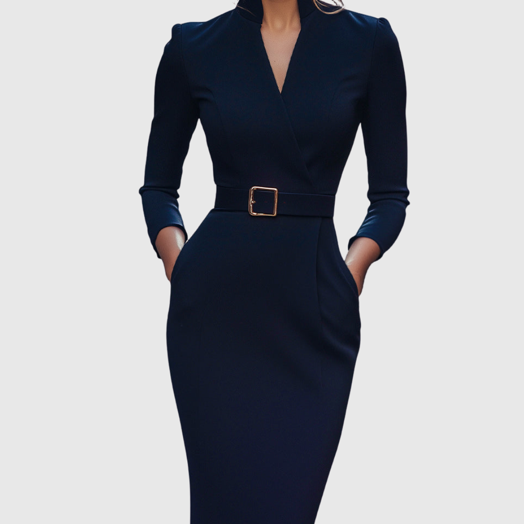 Claribel - Refined Midi Dress