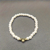 Chic A-Z Heart Initial Bracelet