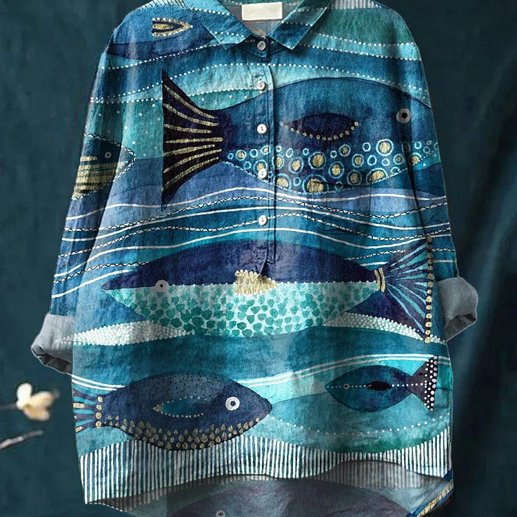 JACKY™ - Ocean Art Shirt