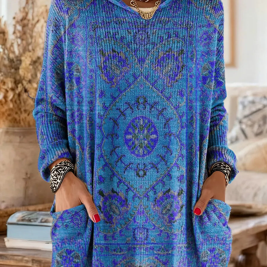 Aimee - Cozy Hooded Knit Sweater