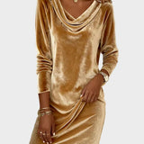 Freya - Loose Velvet Dress