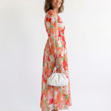 Althea - Long Sleeve Floral Maxi Dress