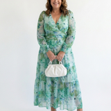 Althea - Long Sleeve Floral Maxi Dress