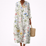 Eva | Flattering Printed Summer Dress