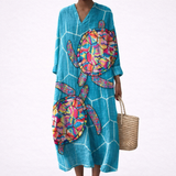 Eloise | Flattering Printed Summer Dress
