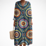 Amelie | Flattering Printed Summer Dress