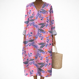 Clemence | Flattering Printed Summer Dress