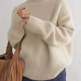 Isabella | Cashmere High Neck Sweater