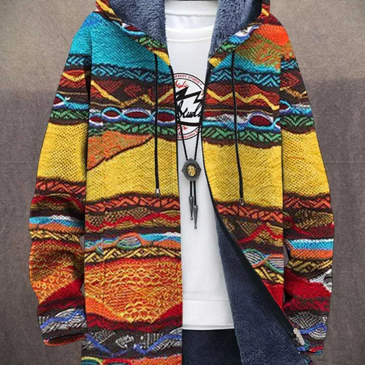 Sam - Luxury Art-Inspired Cardigan