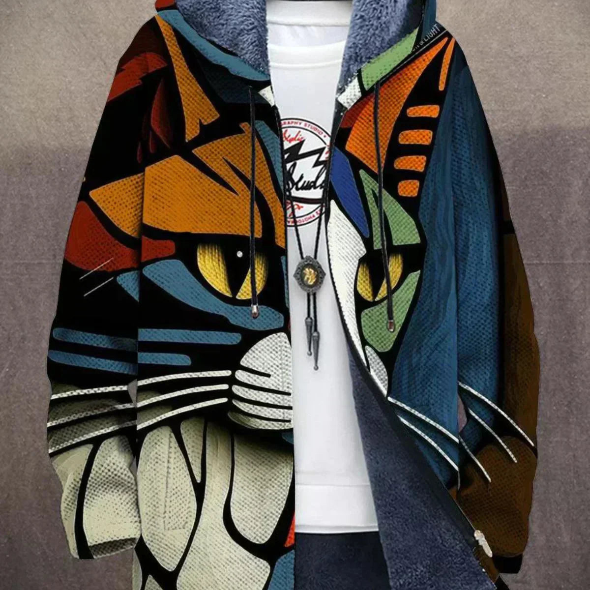 Sam - Luxury Art-Inspired Cardigan