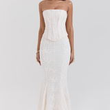 Whitney – Dress with Embroidery