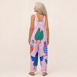Juliana | Dungarees in Pastel Pink