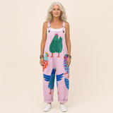 Juliana | Dungarees in Pastel Pink