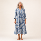 Malo | Flattering Printed Summer Dress