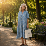 Genevieve | Flattering Printed Summer Dress