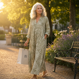 Camille | Flattering Printed Summer Dress