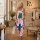 Juliana | Dungarees in Pastel Pink
