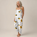 Marlies | Dungarees with Rural Bee Print