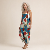 Konstanze | Dungarees with Poppy Floral Print