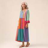 Alix | Flattering Printed Summer Dress