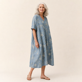 Genevieve | Flattering Printed Summer Dress