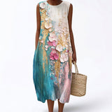 Floriane | Sleeveless Summer Dress