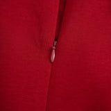 Ruby | Burgundy Sleeveless Midi Dress