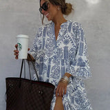 Idalina - Stylish Printed Dress