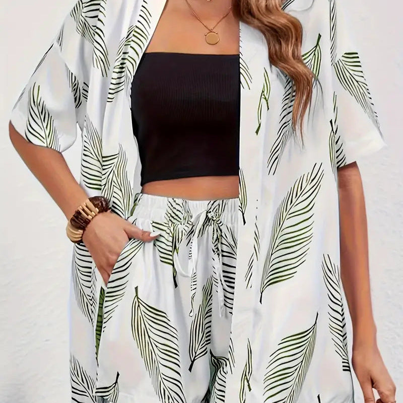 FANNIE™ – Simple Summer Floral Top and Shorts Set