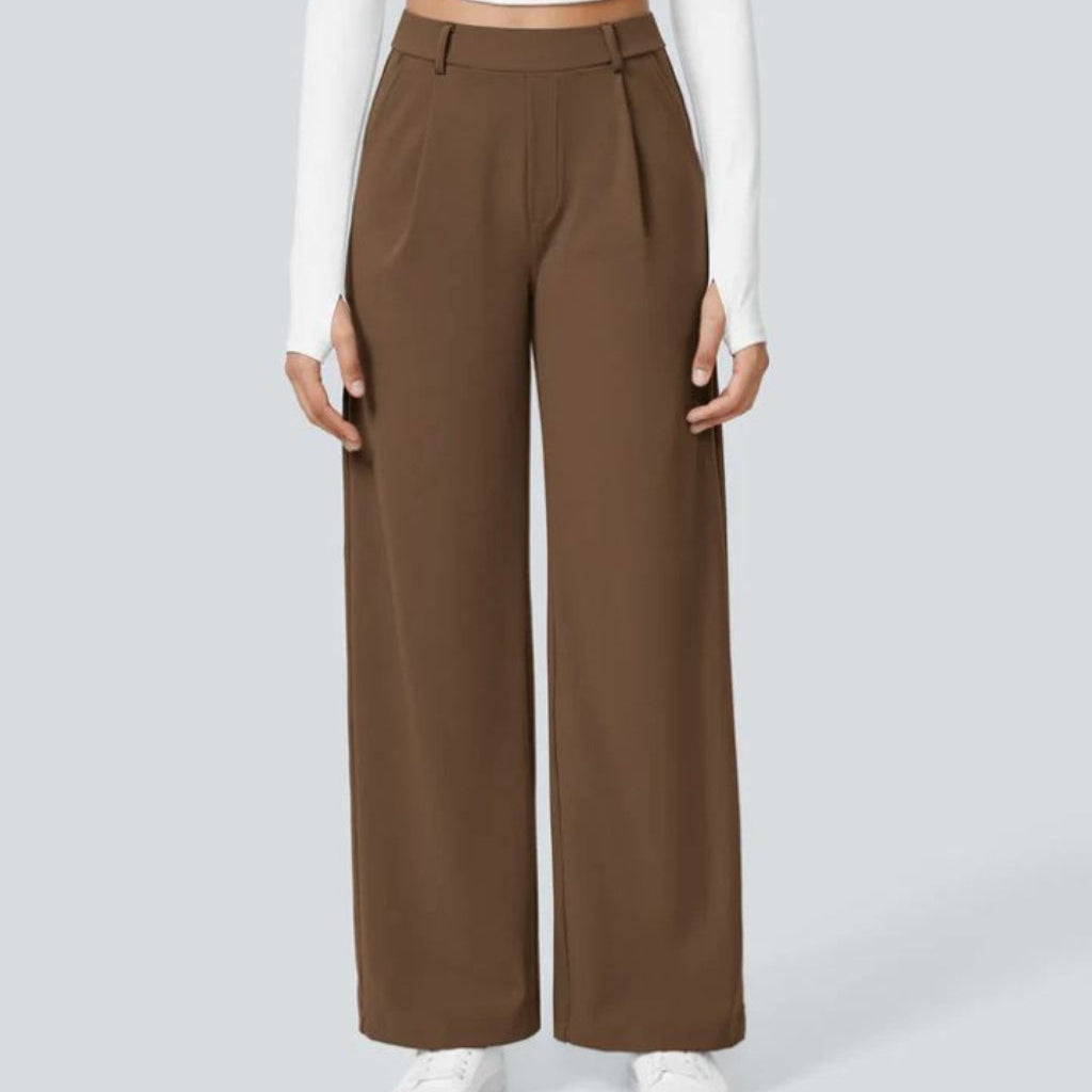 CHARMIE™ - Casual High Waist Straight Leg Pants