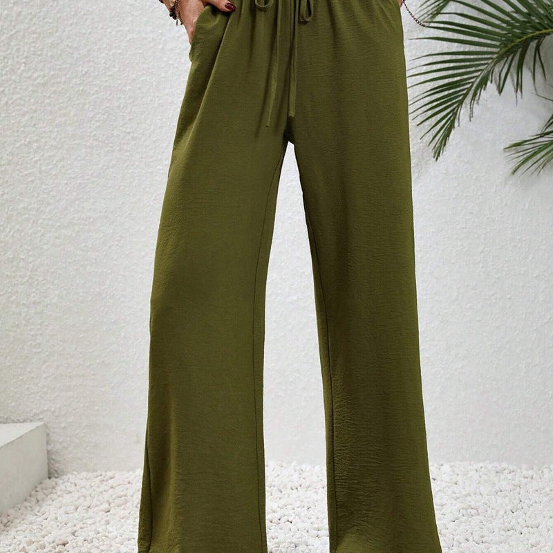 NIKU™ - Casual Wide Leg Drawstring Pants