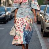 Melody™ - Elegant Dress with Round Neck