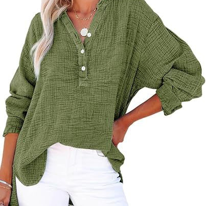 AYLA™ – Casual V-Neck Blouse
