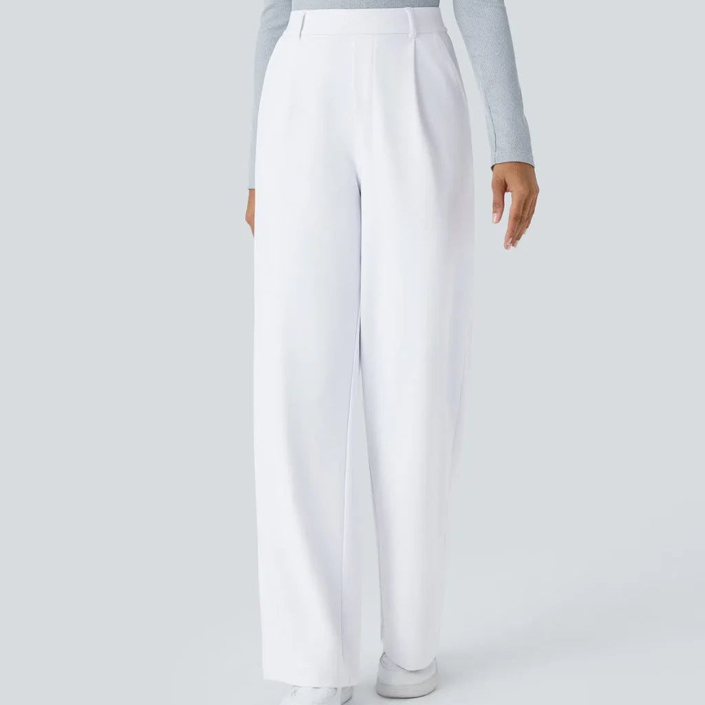 CHARMIE™ - Casual High Waist Straight Leg Pants