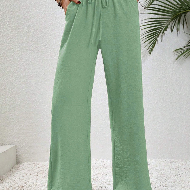 NIKU™ - Casual Wide Leg Drawstring Pants