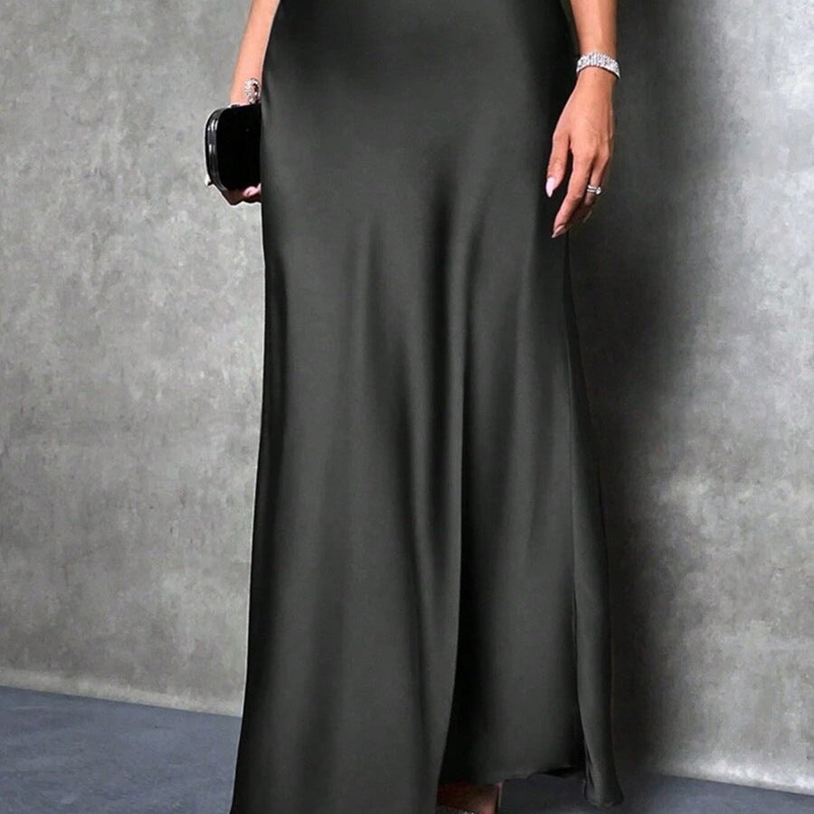 FIONA™ - Satin High-Waist Skirt