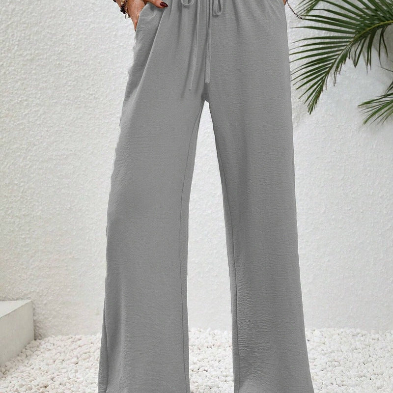 NIKU™ - Casual Wide Leg Drawstring Pants