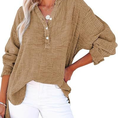 AYLA™ – Casual V-Neck Blouse