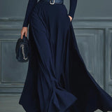 Corliss - High-Neck Maxi Dress