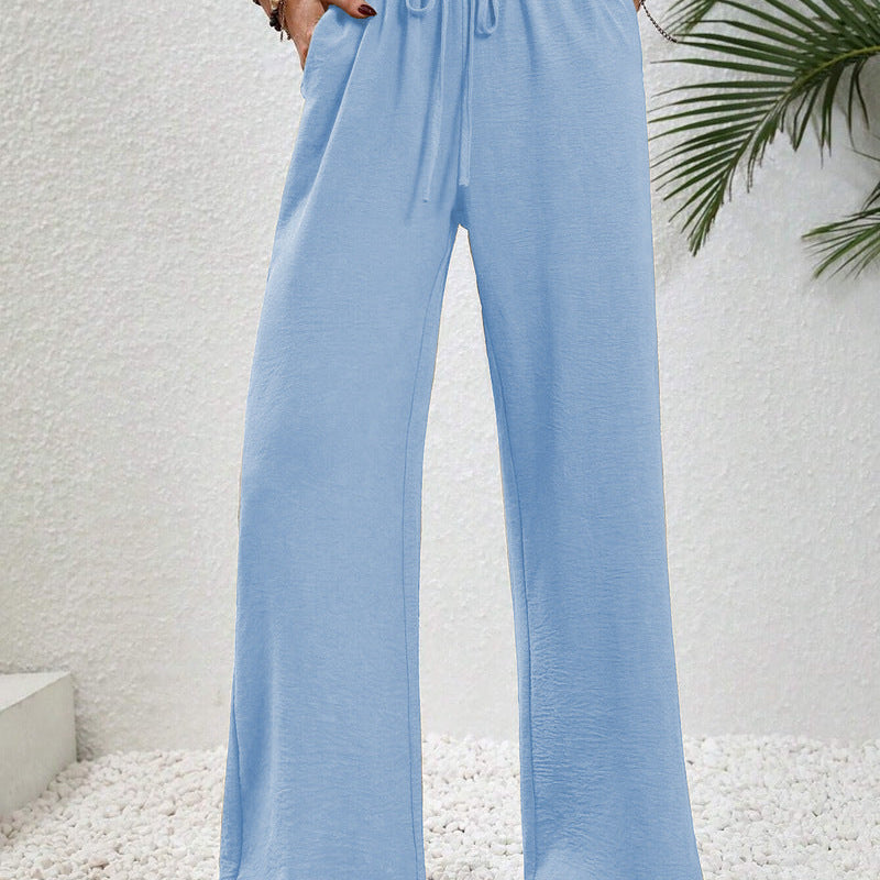 NIKU™ - Casual Wide Leg Drawstring Pants