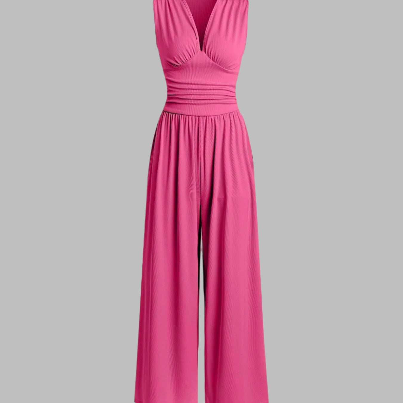 MUTYA™ – Chic Sleeveless Wide-Leg Jumpsuit