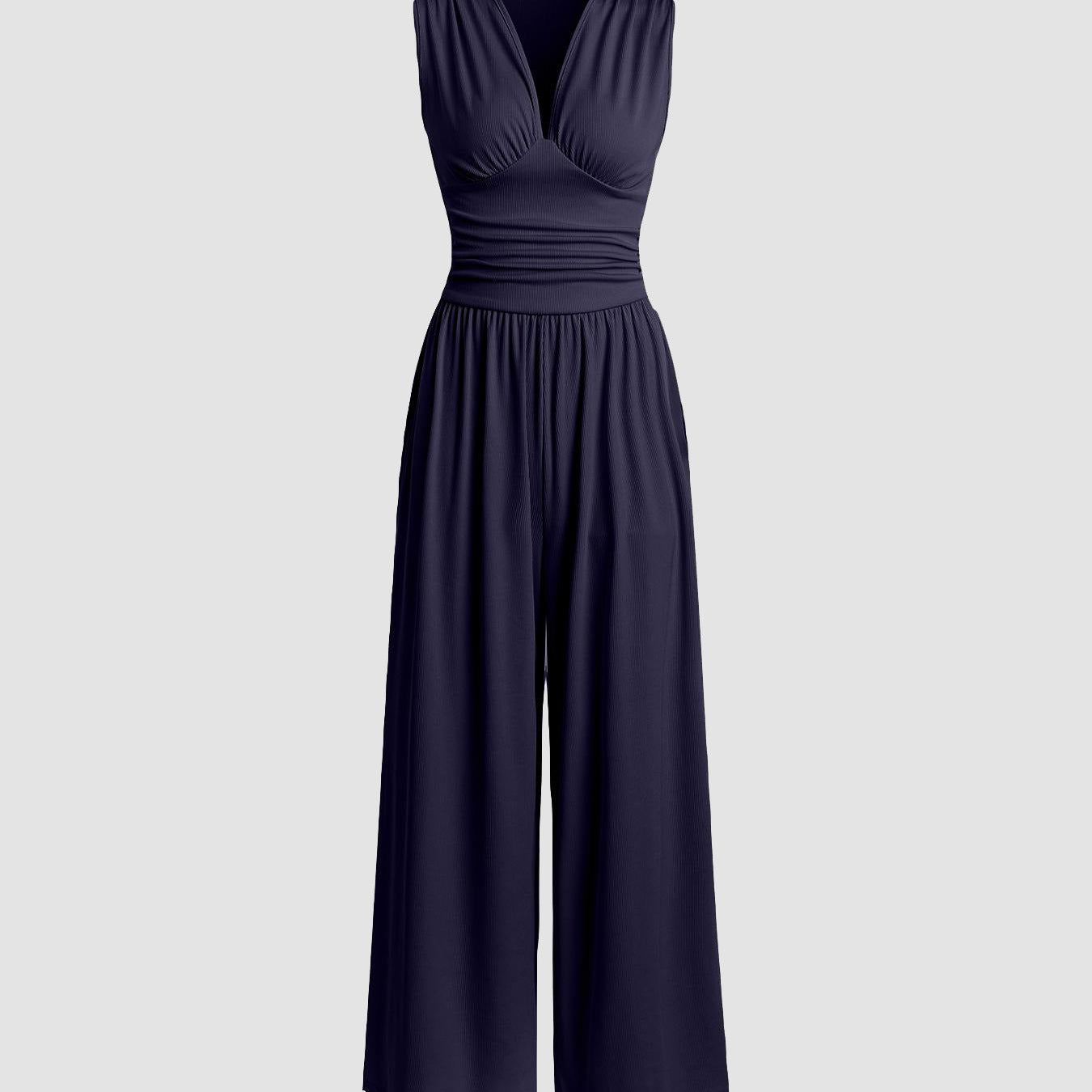 MUTYA™ – Chic Sleeveless Wide-Leg Jumpsuit