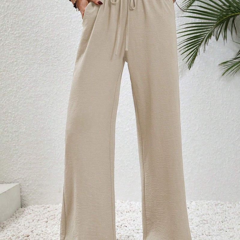 NIKU™ - Casual Wide Leg Drawstring Pants
