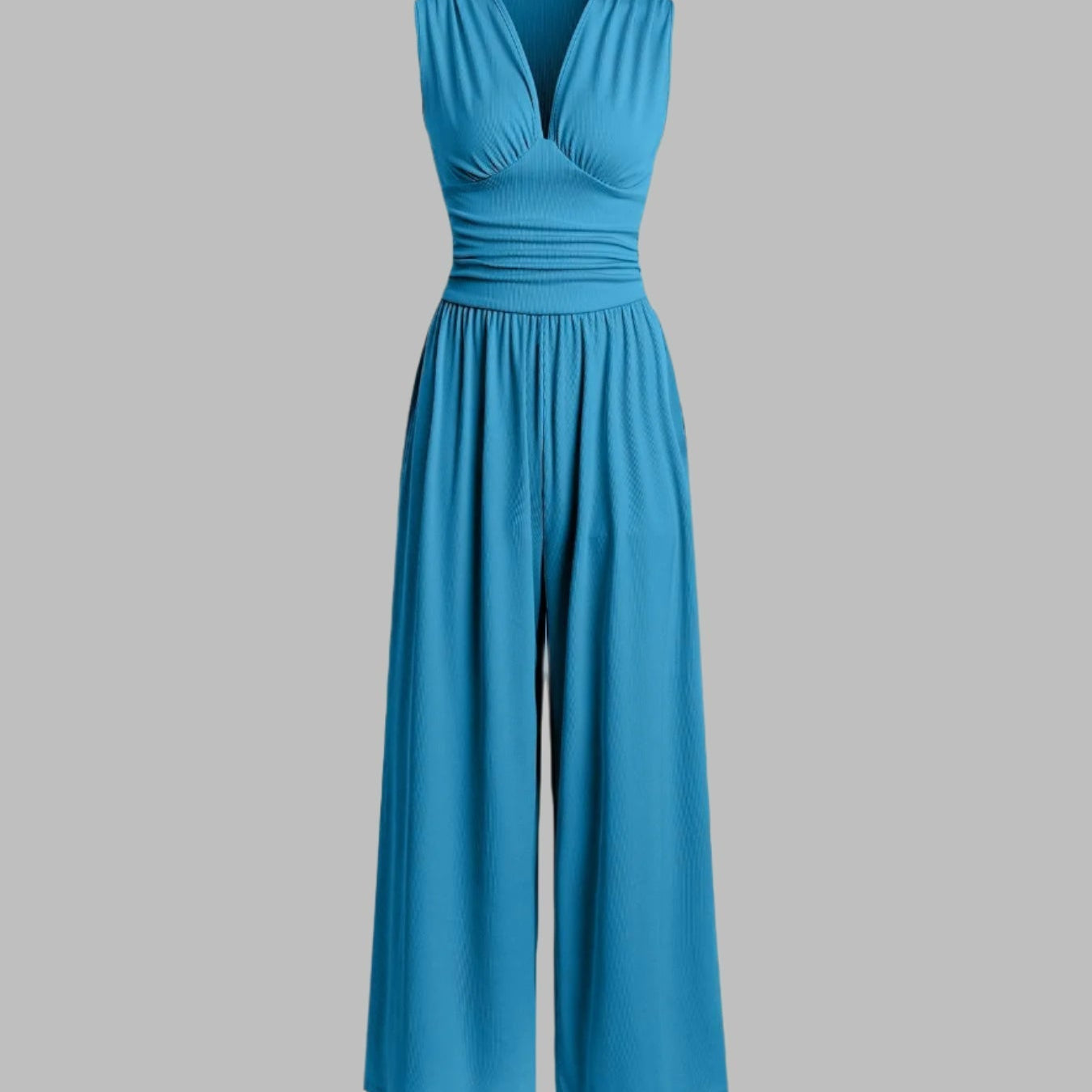 CHARITY – Chic Sleeveless Wide-Leg Jumpsuit