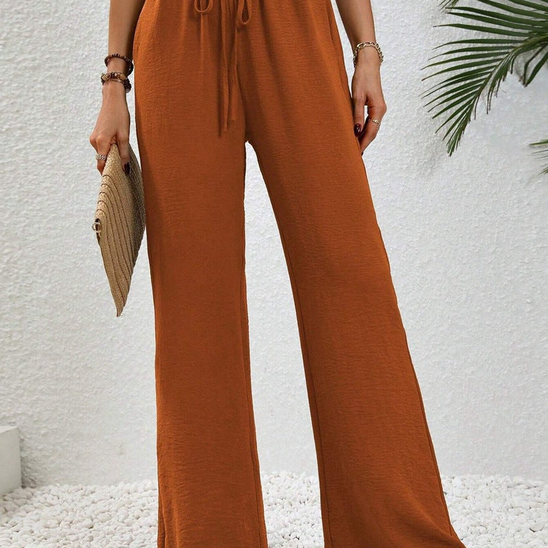 NIKU™ - Casual Wide Leg Drawstring Pants