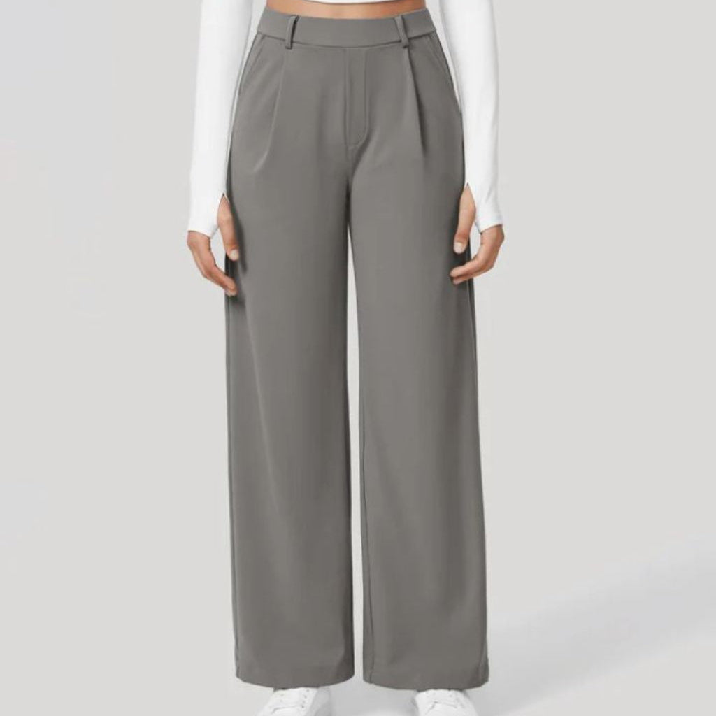 CHARMIE™ - Casual High Waist Straight Leg Pants